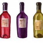 three-bottles-of-wine-isolated-watercolor-illustration-illustration-id537289778 Three steps to good tasting wine