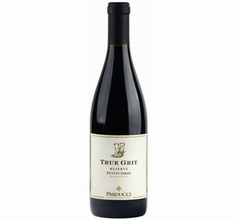 Parducci True Grit Reserve Petite Sirah 2015 | Bold Dinner Wine | Pairs with Beef, Lamb, Rice Dishes | Serve 60-65°F | Drink now thru 2028 | Petite Sirah | Mendocino, California
