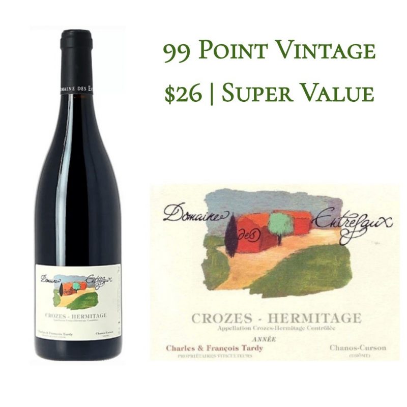 Charles et Francois Tardy Domaine des Entrefaux Crozes-Hermitage 2015