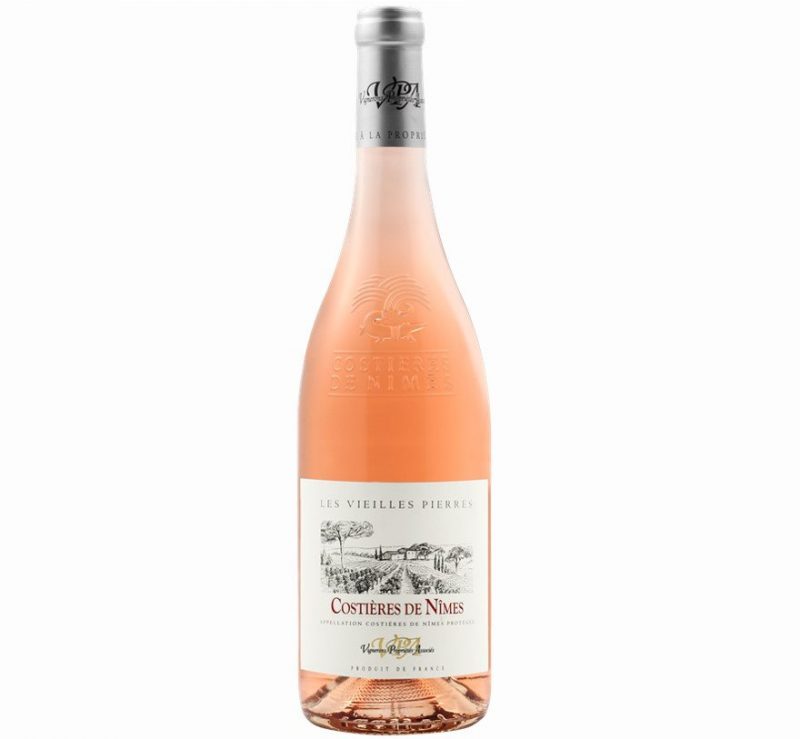 Les Vieilles Pierres Rosé Costières de Nîmes 2017 | Polished & Fresh | Pairs w/Fish, White Meat, Comfort Foods & Cheese | Serve 45-50°F | Drink now thru 2019 | 90WA | Rosé | Grenache · Syrah | Rhone, France
