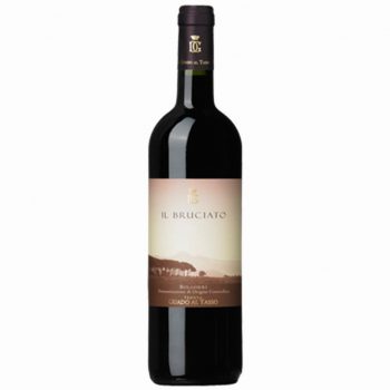 Il Bruciato Guado Al Tasso Antinori 2015 | 1.5L | Layered & Sumptious | Cellar Selection | Pairs w/Red Meat, Pasta, Comfort Foods | Serve 60-65°F | Drink now thru 2028 | 93JS | Red Blend | Cabernet · Merlot · Syrah | Bolgheri DOC, Italy