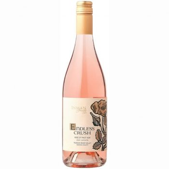 Inman Family Endless Crush Rose of Pinot Noir 2017 | #13 Best Rosé Wines of 2018 | Pairs w/White Meat, Fish, Comfort foods, Cheese | Serve 50-55°F | Drink now thru 2021 | 94WE | Rose Wine | Pinot Noir | Russian River, Sonoma County, California | Winemaker Kathleen Inman
