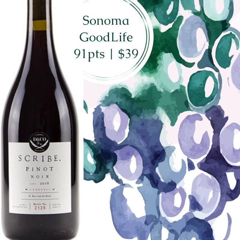 Scribe Pinot Noir Sonoma County 2016