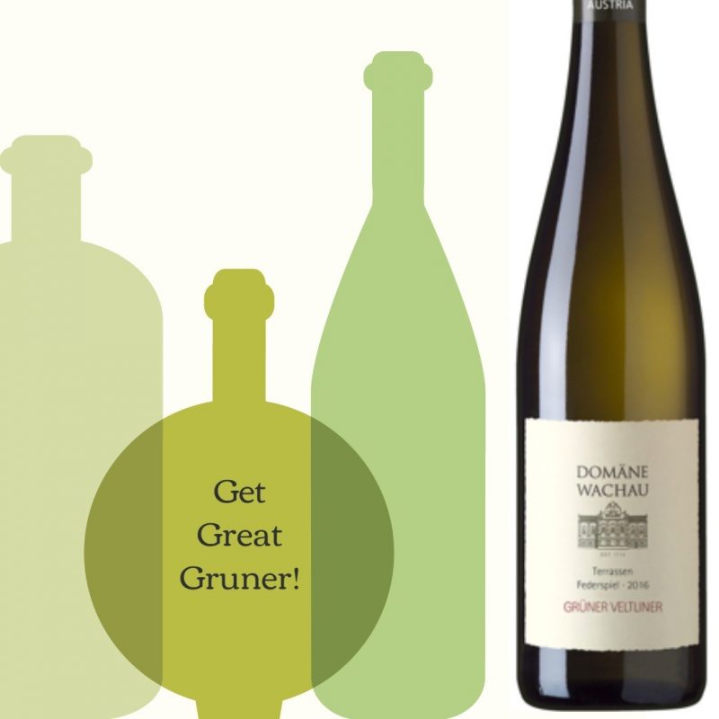 Domane Wachau Federspiel Terrassen Gruner Veltliner 2016 | Zesty & Refreshing | Pairs w/White Meat, Vegetables, Fish, Comfort Foods | Serve 50-55°F | Drink now thru 2021 | 90WE | White Wine | Gruner Veltliner | Wachau, Austria | Winemaker Heinz Frischengruber