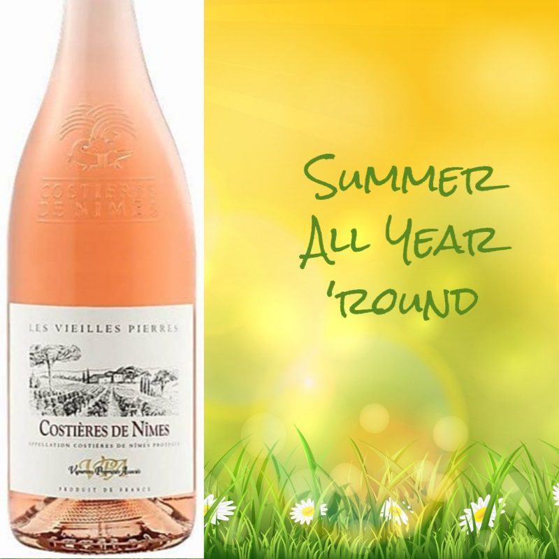 Les Vieilles Pierres Rosé Costières de Nîmes 2017