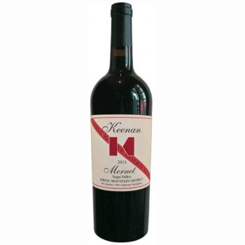 Keenan Mernet Reserve 2014 | Total Knockout | Cellar Selection | Pairs with Red Meat, Hard Cheese | Drink 60-65°F | Drink now thru 2030 | Red Blend | Cabernet Sauvignon & Merlot | Spring Mountain District CA | elegant, intense, vibrant delicious rich fruit | Winemaker Michael Keenan