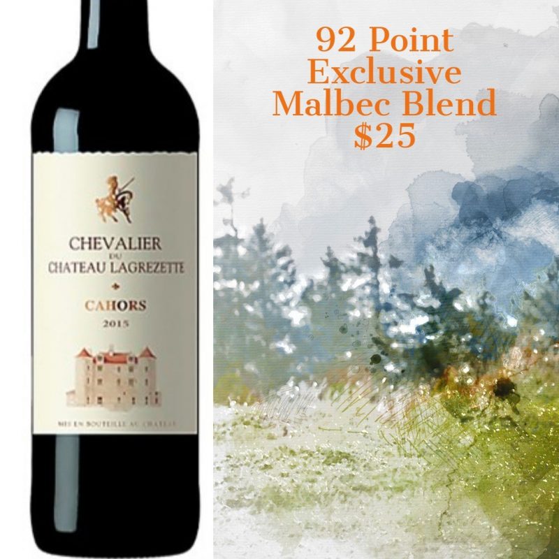 Chevalier du Château Lagrézette Cahors 2015