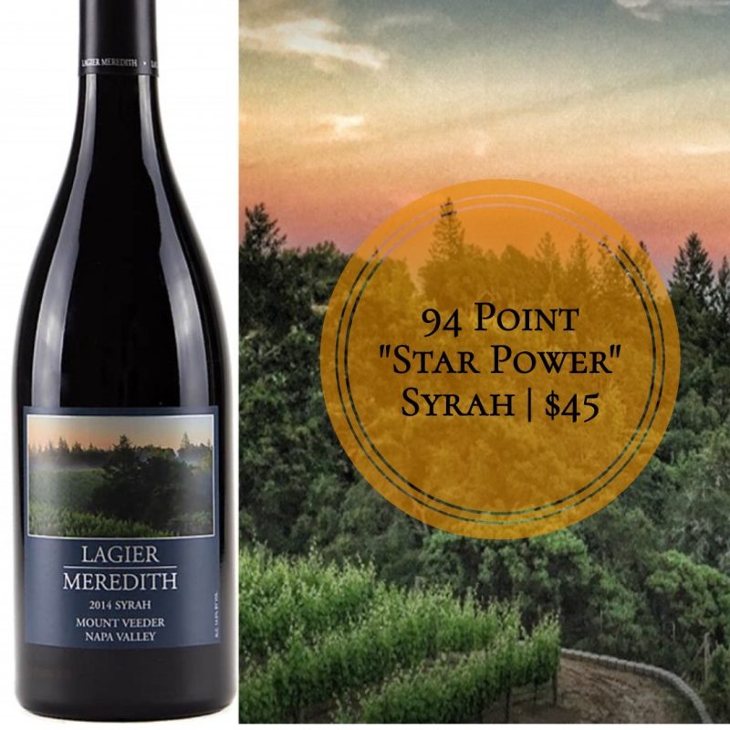 Lagier Meredith Syrah Mt Veeder 2014