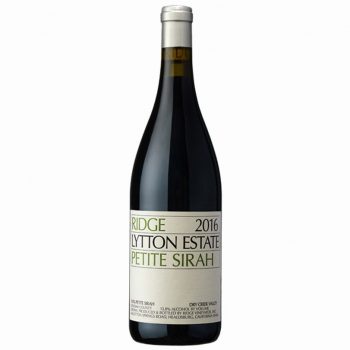 Ridge Lytton Estate Petite Sirah 2016