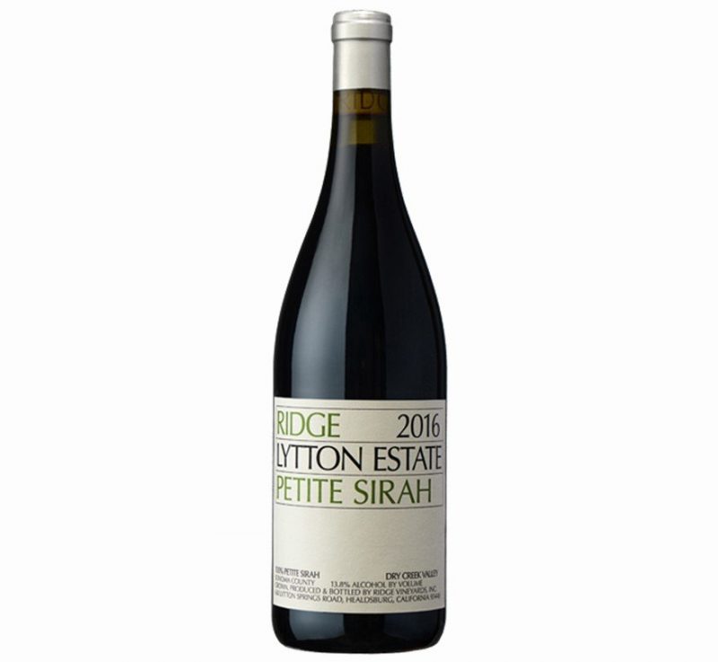 Ridge Lytton Estate Petite Sirah 2016